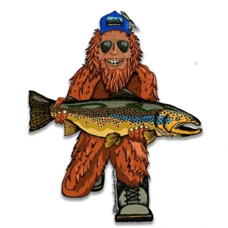 Trout Huntin' Squatch Sticker - Your Premium Fishing Gear Store Rods Lines Baits Accessories^ Shop