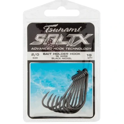 Tsunami SaltX Bait Holder Hook - Your Premium Fishing Gear Store Rods Lines Baits Accessories^ New