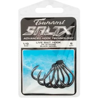 Tsunami SaltX Live Bait Hook - Your Premium Fishing Gear Store Rods Lines Baits Accessories^ Best