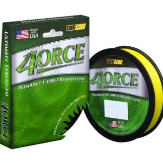 Tuf-Line 4ORCE Braided Line 4-Carrier, 50lb, 300yd - Your Premium Fishing Gear Store Rods Lines Baits Accessories^ Online