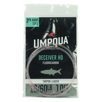 Umpqua Deceiver HD Tarpon Fluoro Leader w/ Pink Shock Tippet - 10' - Your Premium Fishing Gear Store Rods Lines Baits Accessories^ Hot