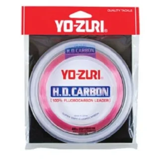 Yo-Zuri HD Carbon 100% Fluorocarbon Leader (15-200lb, 100yd, Disappearing Pink) - Your Premium Fishing Gear Store Rods Lines Baits Accessories^ Shop